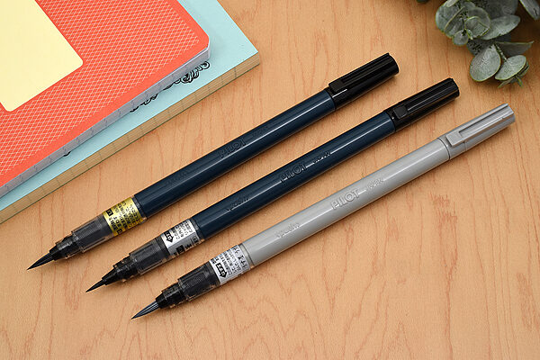 10 Sets Pentel Brush Pen Quick Dry Brush Extra Fine Black XFPD5F from Japan