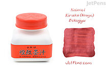 Kaimei Kiraku (Rouge) Bokujyu Ink - 60 ml Bottle - KAIMEI BO8230