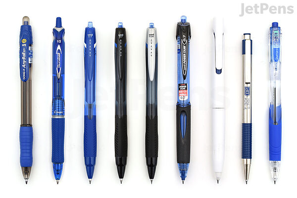 Funny Pens Set Of 10 Capacitive Stylus Pens, Metal Push Ballpoint Pens
