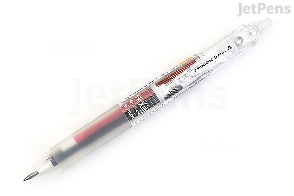 Gouverneur beha Publicatie Pilot FriXion Ball 4 4 Color Gel Multi Pen - 0.38 mm - Clear | JetPens