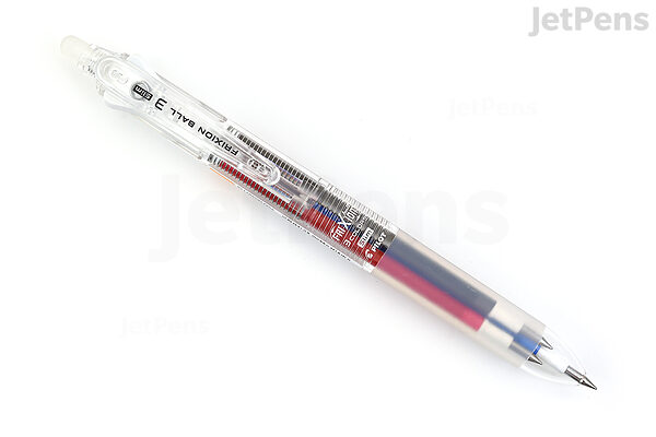 Pilot Frixion Ball 3 Slim 3 Color Multi Pen 0 38 Mm Clear Jetpens Pilot Frixion Ball 3 Slim 3 Color Multi Pen 0 38 Mm Clear Jetpens