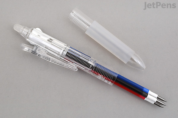 Pilot Frixion Ball 3 Slim 3 Color Multi Pen 0 38 Mm Clear Jetpens Pilot Frixion Ball 3 Slim 3 Color Multi Pen 0 38 Mm Clear Jetpens