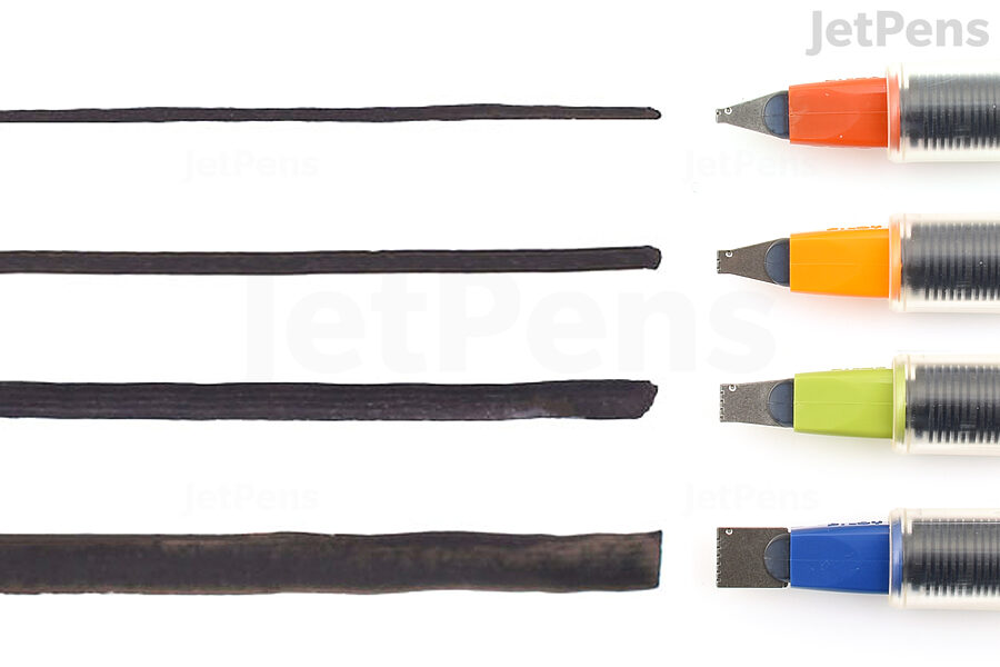 Gourmet Pens: Review: Pilot Parallel Calligraphy Pens: 1.5 mm, 2.4 mm, 3.8  mm