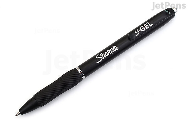 Sharpie S-Gel, Gel Pens, Medium Point (0.7mm), Black Ink Gel Pens, 8 Count