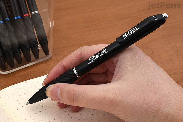 Sharpie S-Gel Gel Pen - 0.7 mm - Pearl White Body - Black Ink