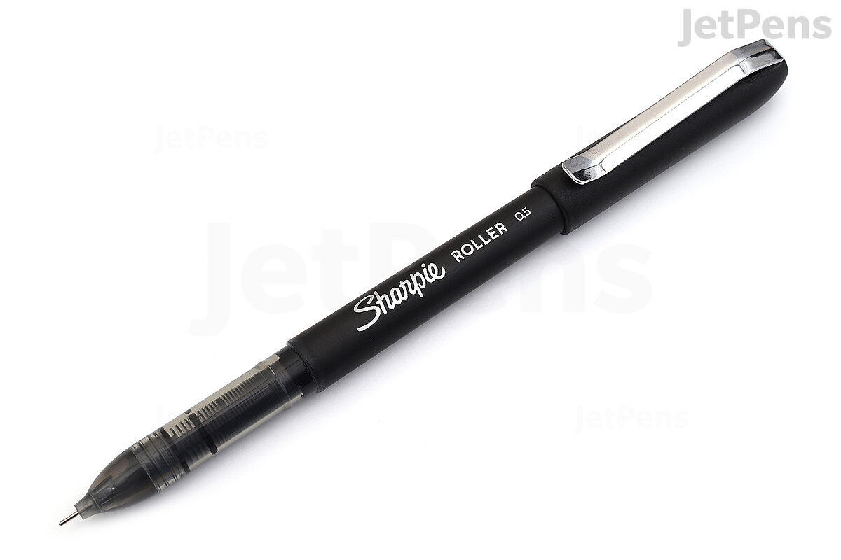 Sharpie Needle Point Roller Pens - Black Ink - Shop Pens at H-E-B