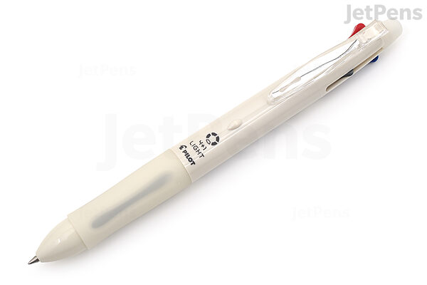 Pilot 4+1 Light 4 Color 0.7 mm Ballpoint Pen + 0.5 mm White Body | JetPens
