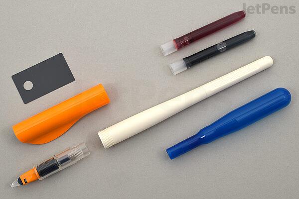 PILOT Parallel Calligraphy Pen Set, 2.4mm, Black and Red Ink Cartridges -  NIB
