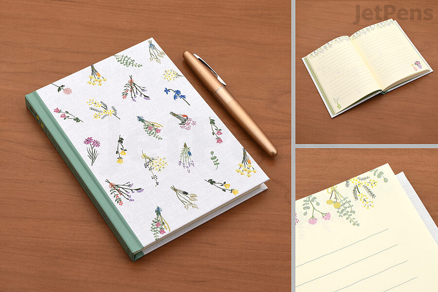 Hardcover blank B5 notebook without elastic band (and bonus