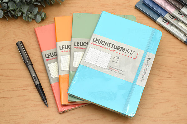 Leuchtturm1917 A5 Medium Hardcover Squared Notebook - Olive