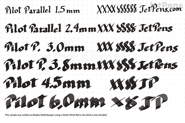 Pilot Parallel Beginner Calligraphy Fountain Pen - 4.5mm Nib