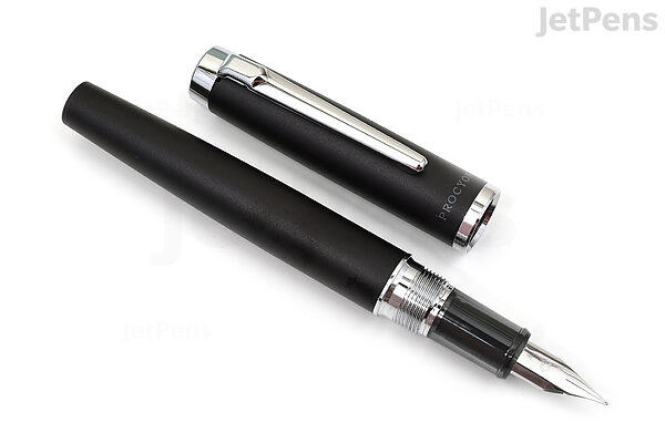Platinum Procyon Luster Fountain Pen - Black Mist - Fine Nib | JetPens