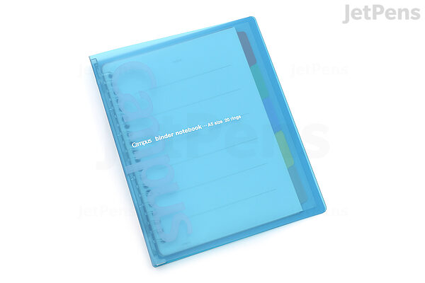 A5 Classic Refillable Notebook Loose Pocket Leather 6 Holes Ring Binder 11  color