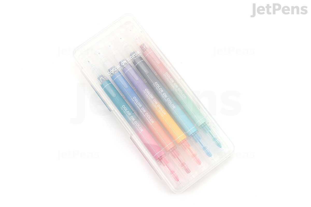 Livework Double-Sided Markers - 10 Colors - Pastel