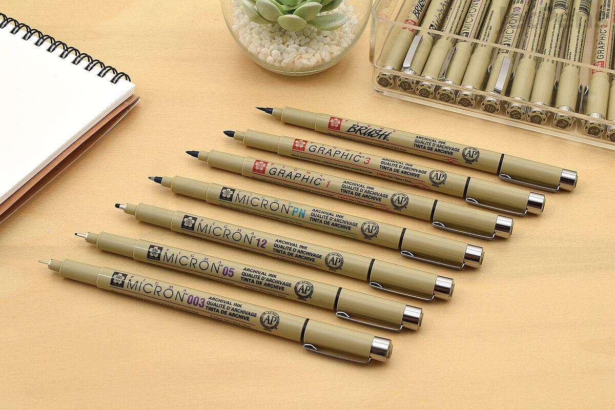 SAKURA Pigma Micron Pen 005 (.20mm) - Black - Scrapbook Generation