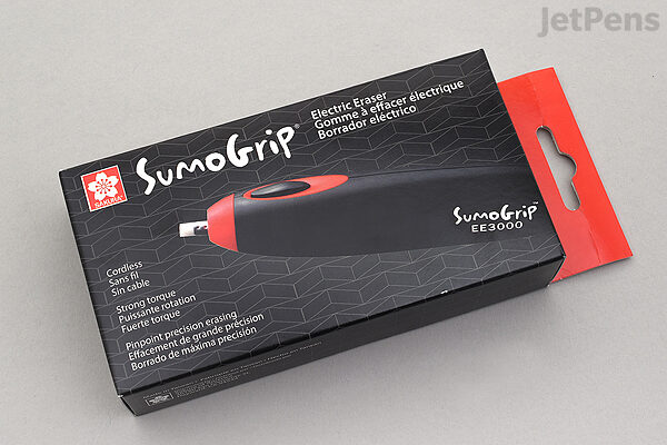  Sakura SumoGrip EE-3000 Electric Eraser Refill - Vinyl Erasers  for Mechanical Eraser - 60 White Art Eraser Refills : Office Products