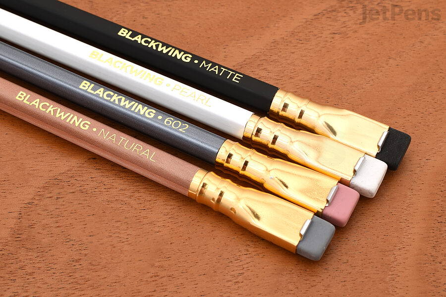 Blackwing Pencils Pack of 3 - Blackwing 602 + Blackwing Pearl + Blackwing  Black Matte Finish