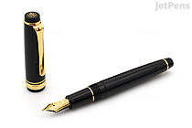 Sailor Pro Gear Slim Fountain Pen - Black with Gold Trim - 14k Extra Fine Nib - SAILOR 11-1221-120