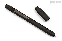 Ti2 Techliner Shorty Pen - DLC Blackwash with Titanium Clip - TI2 DLC BLKWASH