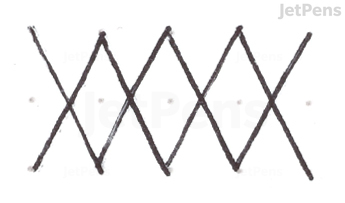 Zebra Stainless Steel Retractable Writing Sample