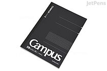 Kokuyo Campus Notebook - Business - A4 - 5 mm Graph - Black Cover - 40 Sheets - KOKUYO 201S5-D