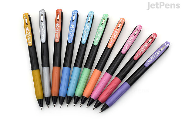 Zebra Sarasa Clip Gel Pen - 0.5 mm - Decoshine Color - Silver