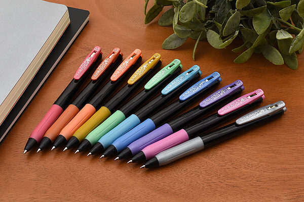 XIZE SH Fine Tip Pen 0.5mm Black Ink Pens for Writing Comfortable