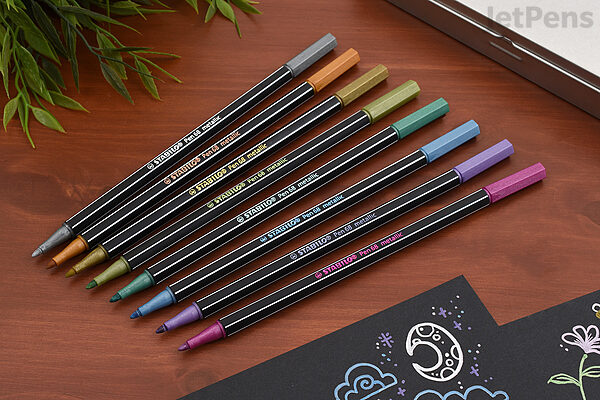 Pen Metallic Marker 1.4 mm - 8 Color | JetPens