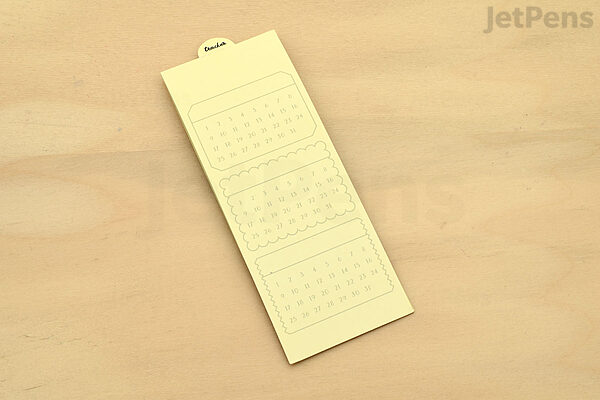 Horizontal Habit Trackers for 30 day months Postcard for Sale by