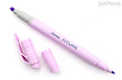 Pentel Fitline Double-Sided Highlighter - Broad/Fine - Pastel Violet