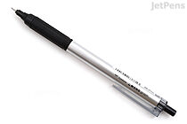 Tombow Mono Graph Lite Ballpoint Pen - 0.5 mm - Black Ink - Silver Body - TOMBOW BC-MGLE04