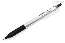 Tombow Mono Graph Lite Ballpoint Pen - 0.38 mm - Black Ink - Silver Body - TOMBOW BC-MGLU04