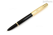 Parker 51 Deluxe Fountain Pen - Black - 18k Fine Nib - PARKER 2123511