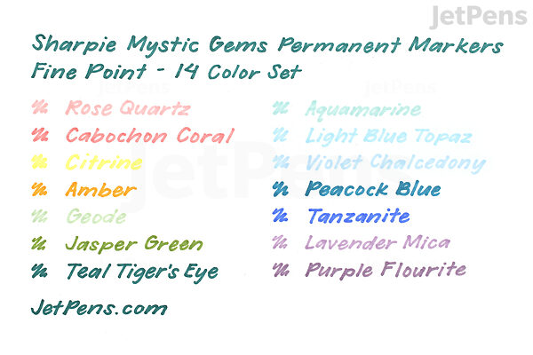 Sharpie Mystic Gems Marker Sets - 071641189584