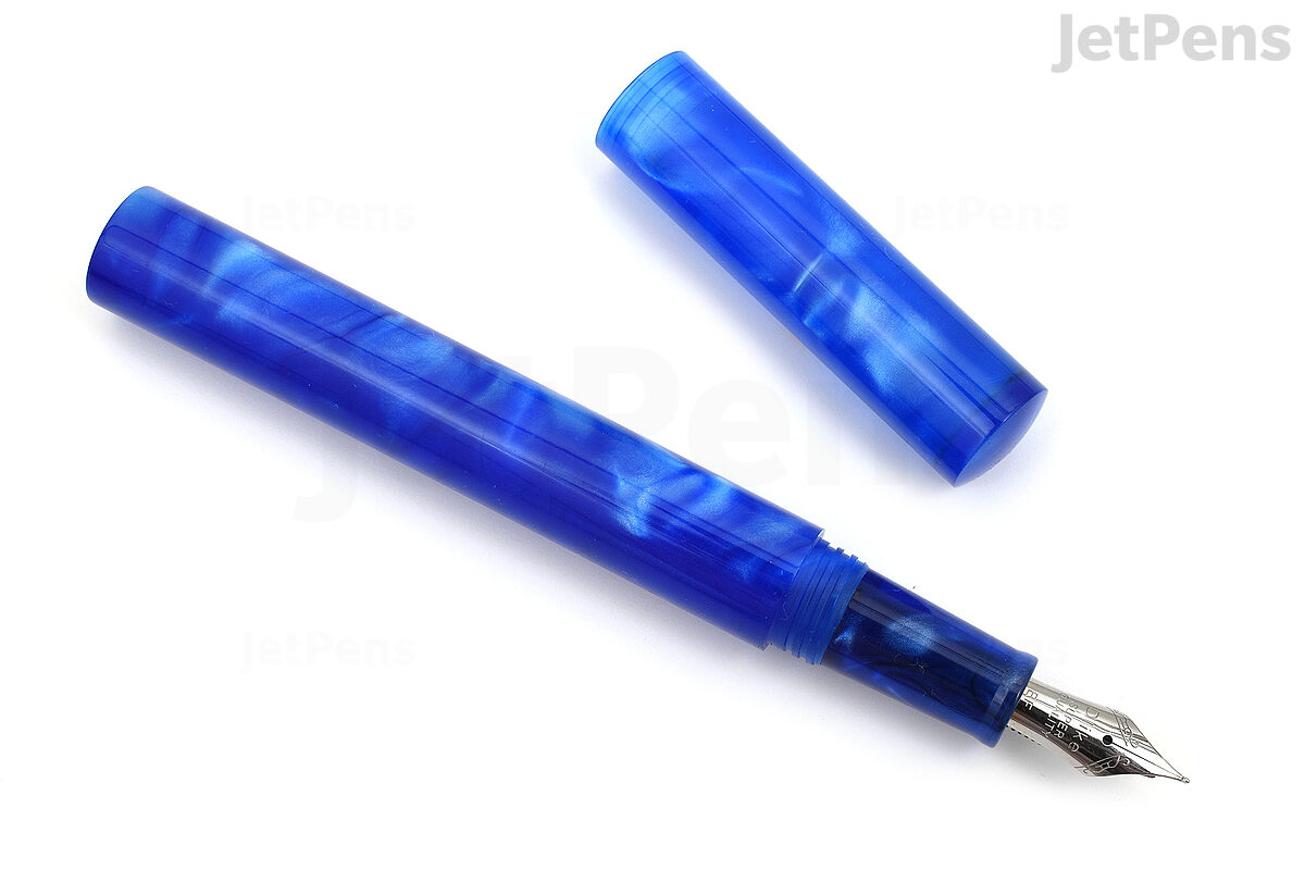 Dip Pen Nibs (Blue and Yellow) Pin for Sale by illucalliart