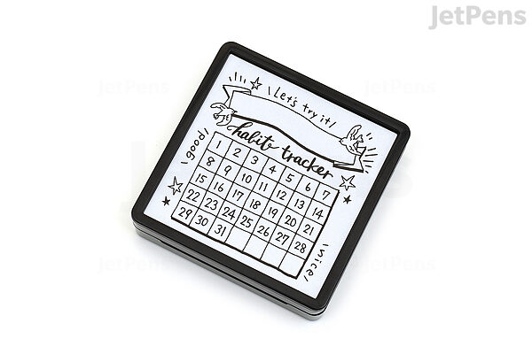 Habit Tracker Stamp, Monthly Calendar Stamp, Task Planner Stamp