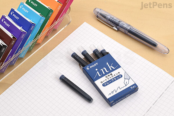 Pilot Black Fountain Pen Ink Cartridges IC-100 item 69100