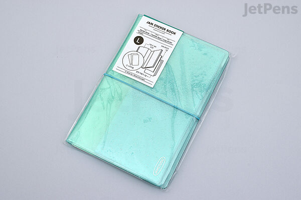 Jam Studio Sticker Album - Long Sticker Sheets - Twinkle Aqua | JetPens