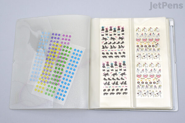 Jam Studio Sticker Album - Short and Long Sticker Sheets - Pink