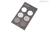 Paperian Plan Marker Mini Sticky Notes - Gray Circles - PAPERIAN PLAN MARKER R6