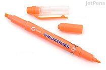 Dong-A Miffy Twin Underliner Double-Sided Highlighter - Orange - DONGA MIFFY TWIN UL O