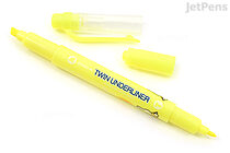 Dong-A Miffy Twin Underliner Double-Sided Highlighter - Yellow - DONGA MIFFY TWIN UL Y
