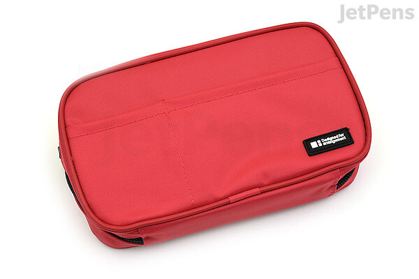 Lihit Lab Pen Case, 7.9 x 2 x 4.7 Inches, Coral (A-7551-103)
