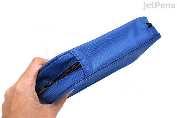 LIHIT LAB Pen Case, 9.4 x 1.8 x 3 inches, Blue (A7552-108