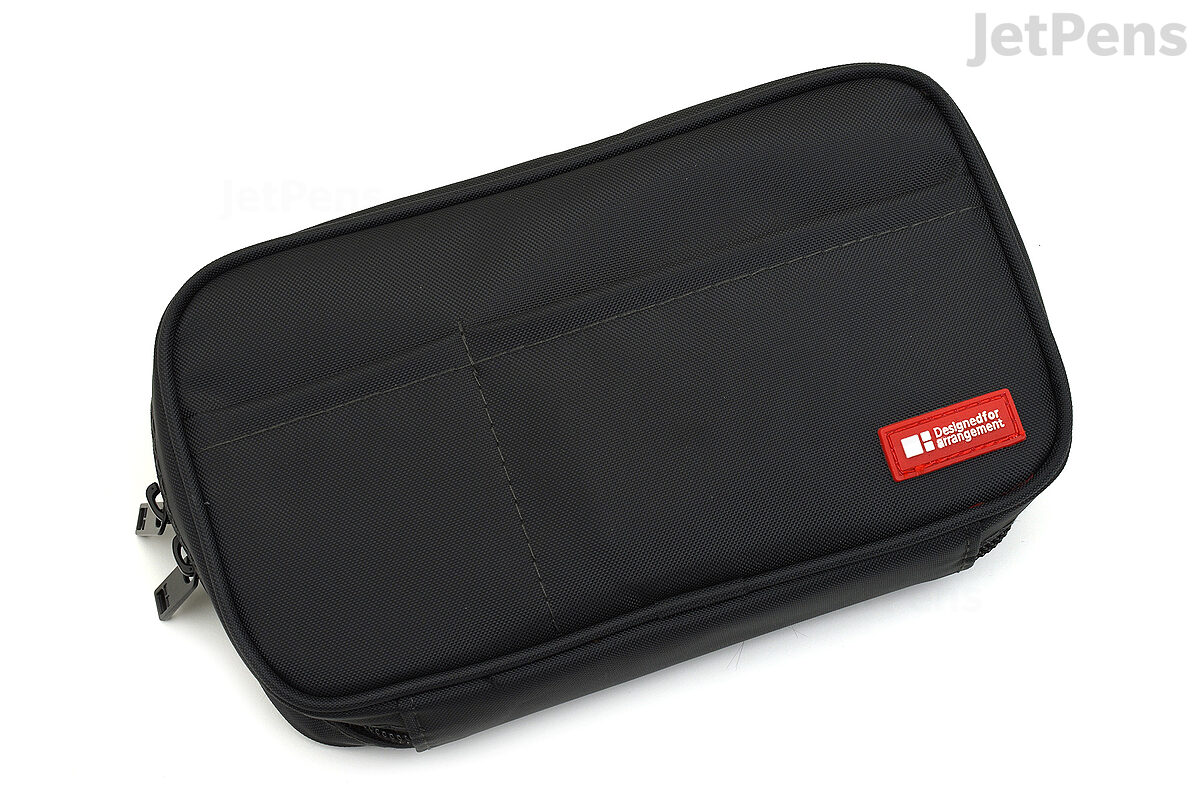 Lihit Lab Pen Case Book Type Black A7551-24