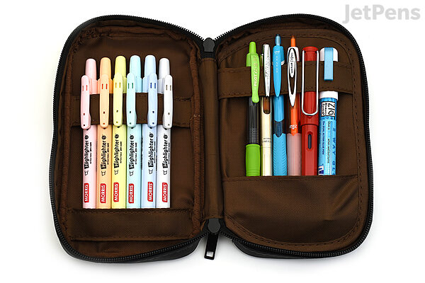 Recycled Pencil Pouch, 5 x 0.5 x 9, Randomly Assorted Colors