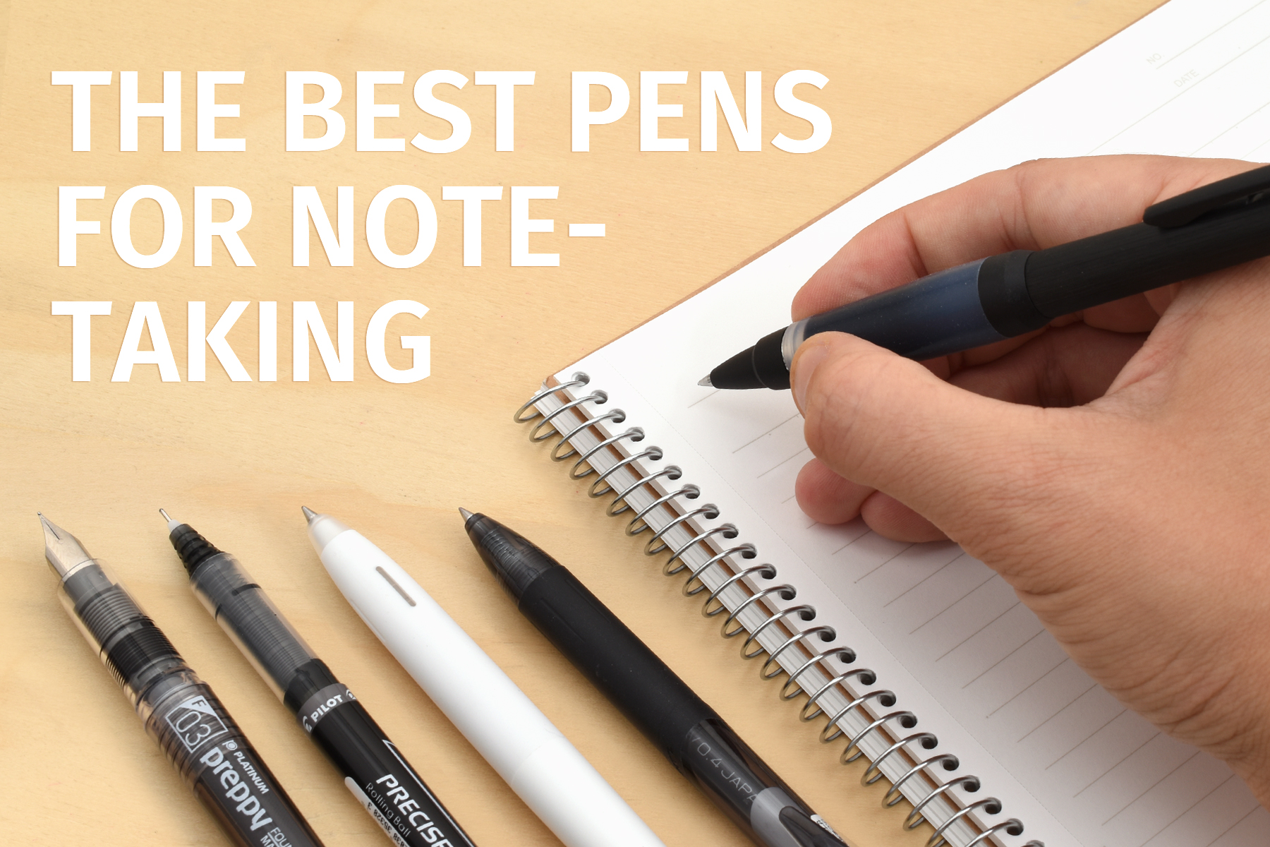 Pen write friendly word on paper Stock Photo