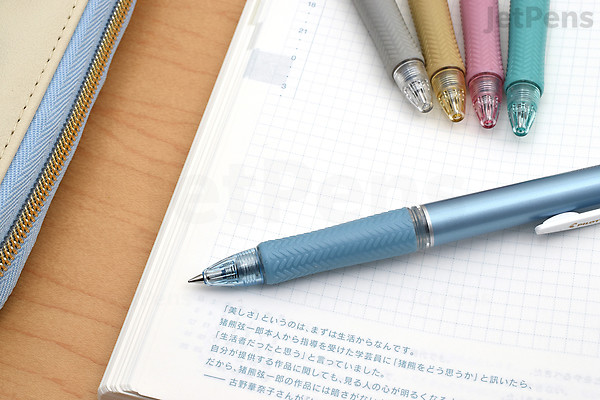 Pilot Acroball T Ballpoint Pen - 0.5 mm - Metallic Light Blue Body - Black Ink - PILOT BAB-15EFT-MLB Pilot Acroball T Ballpoint Pen - 0.5 mm - Metallic Light Blue Body - Black Ink - PILOT BAB-15EFT-MLB