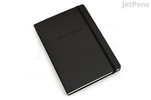 Leuchtturm Hardcover Notebook Black, Bullet Journal - Edition 2, Medium  (A5), 120 g/m paper