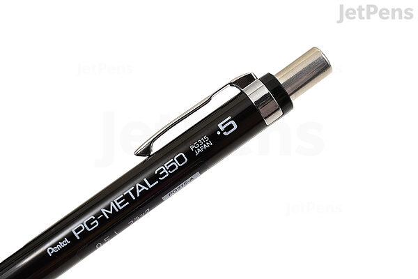 Pentel PG-Metal 350 Mechanical Pencil - 0.5 mm - Clear White